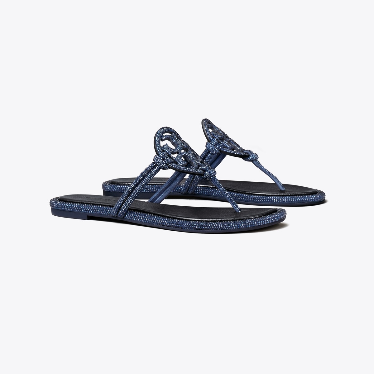 【Tory Burch】MILLER PAVE KNOTTED サンダル〈Malva〉 Miller Pavé Knotted Sandal: Women's Designer Sandals | Tory