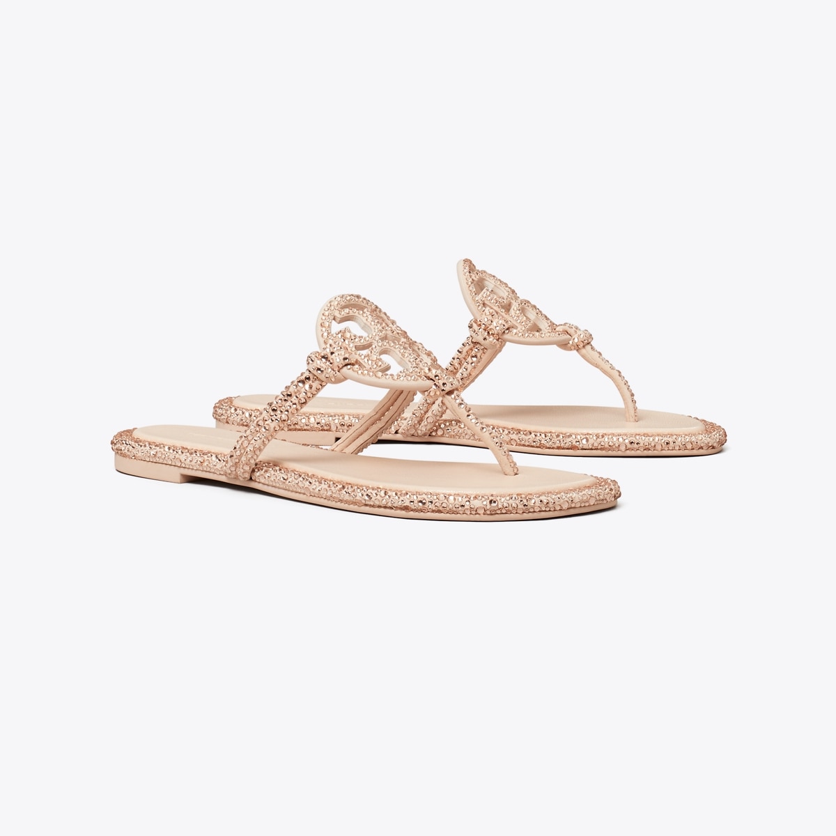 サンダル・ミュール TORY BURCH Women Sandals 159919250 Beige Miller Patent Sandal: Women's Designer Sandals | Tory Burch