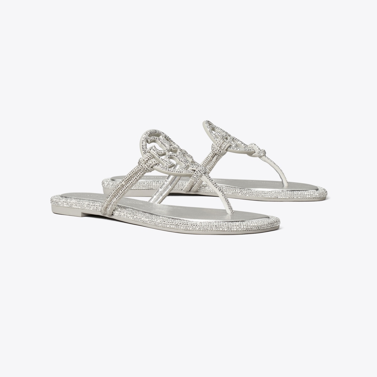【送料&関税込】Tory Burch Miller Knotted Pave Embellished S Miller Pavé Knotted Sandal: Women's Designer Sandals | Tory