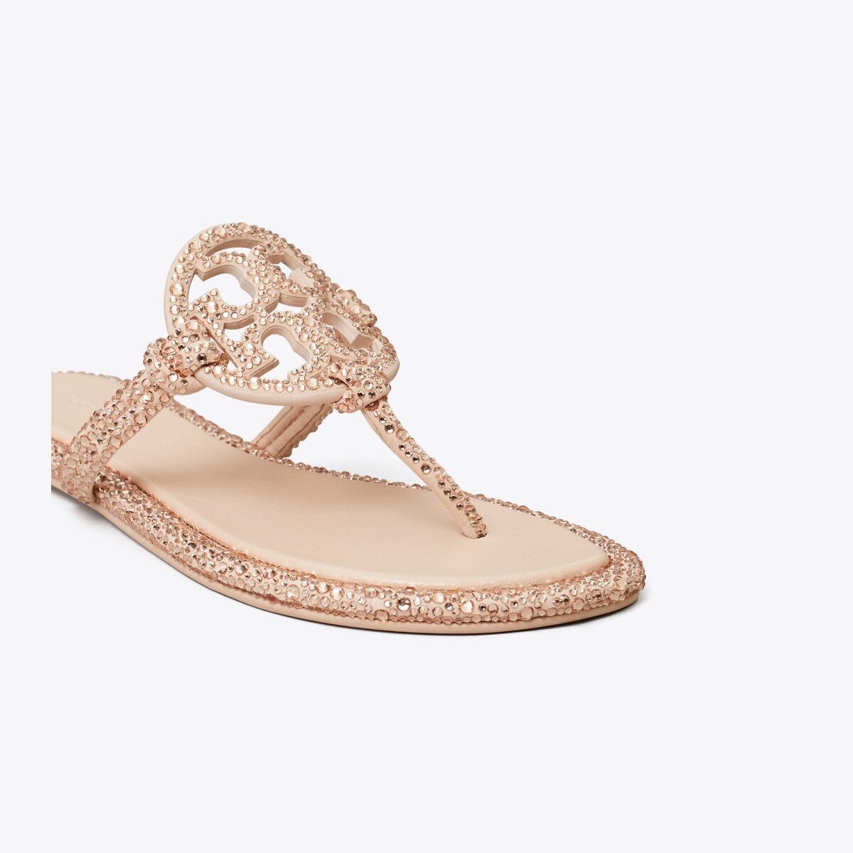 【Tory Burch】MILLER PAVE KNOTTED サンダル〈Malva〉 Tory Burch Miller Knotted Pave Sandals Malva 9 - Sandals