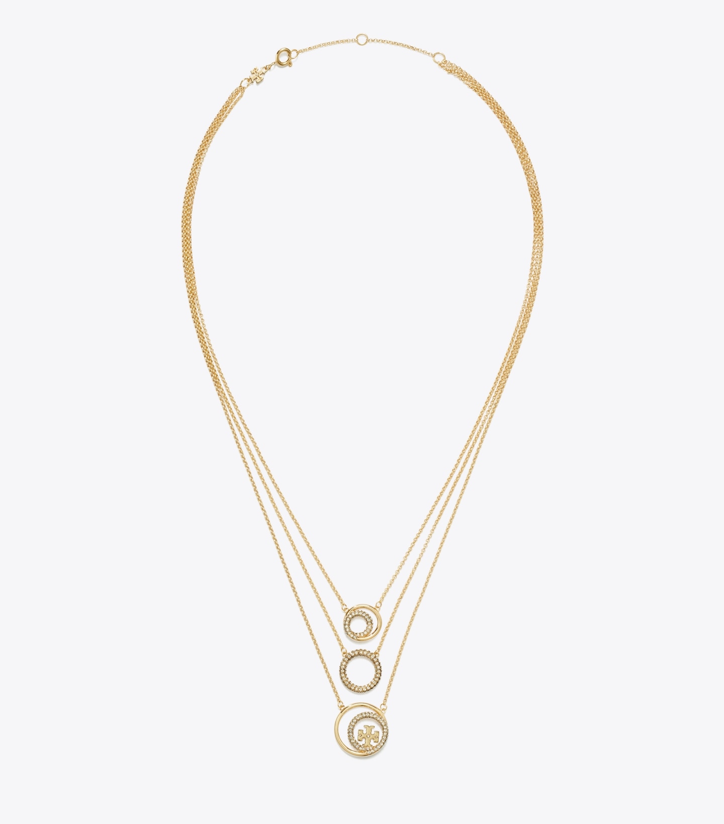 Miller Pavé Layered Necklace