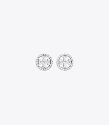 ピアス Tory Burch FW25 KIRA PAVE STUD EARRINGS (158535 042) Kira Pavé Stud Earrings: Women's Designer Earrings | Tory Burch