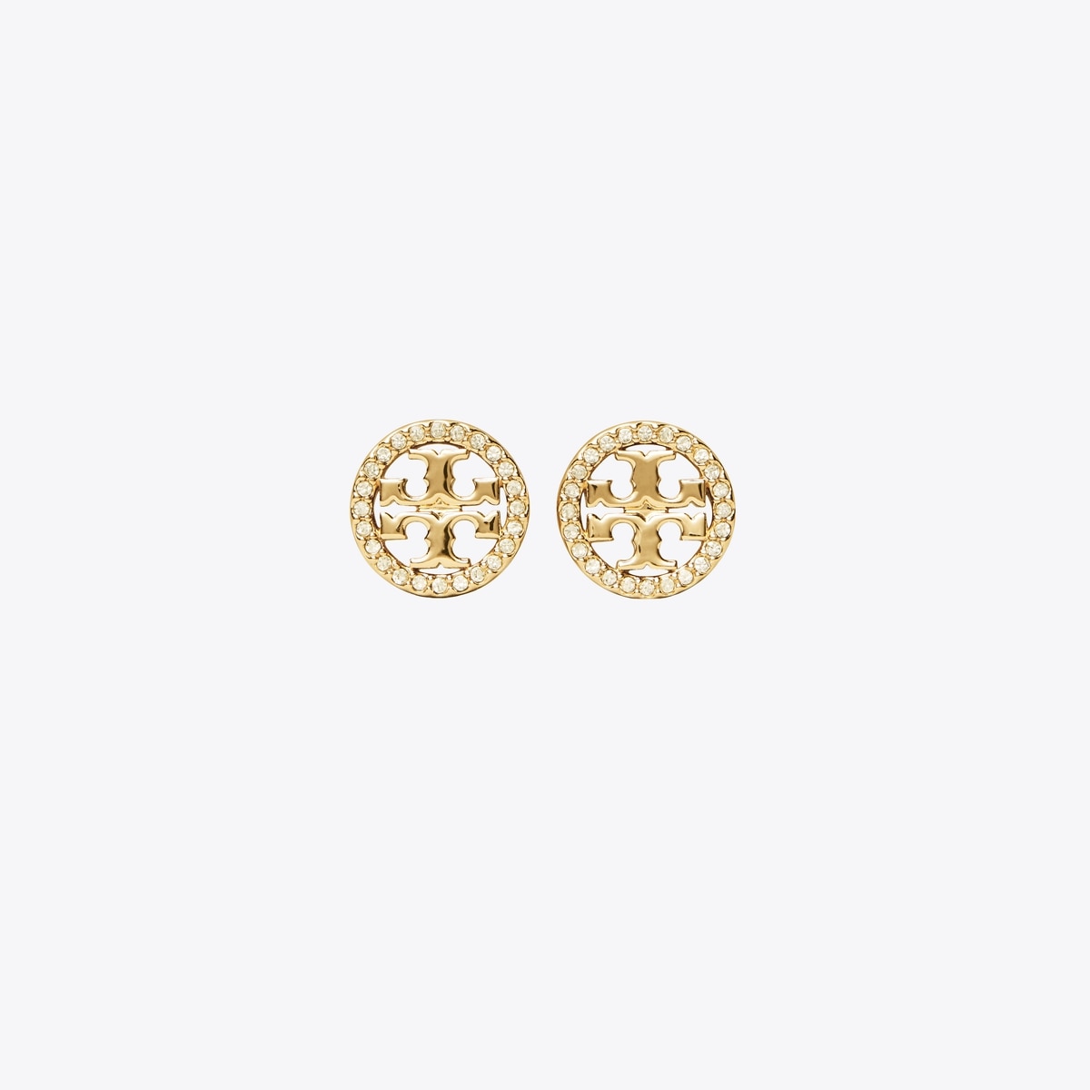 ミラーパヴェ スタッズピアス: レディース イヤリング＆ピアス