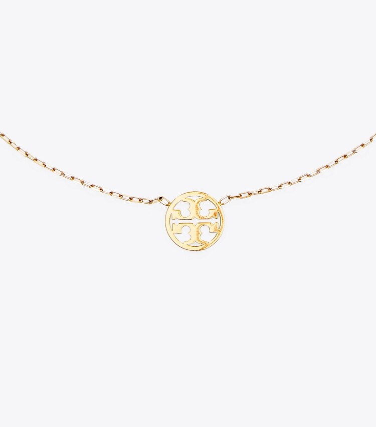 Tory Burch designer necklaces Miller Pendant Necklace in Tory Gold detail