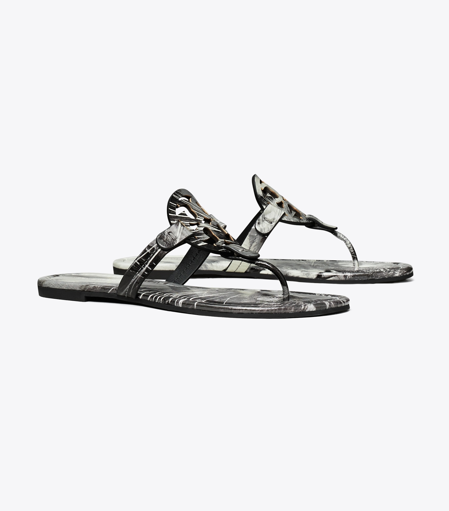 Miller Printed Patent Sandal