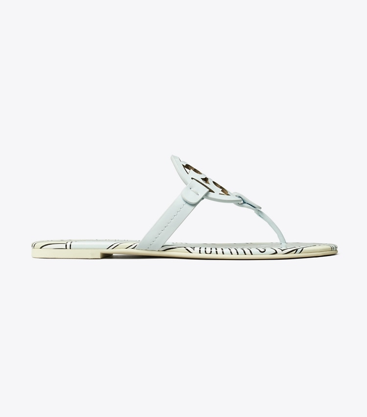 Tory Burch designer サンダル ミラー プリント パテントサンダル in SUMMIT / BLUE ZEBRA side