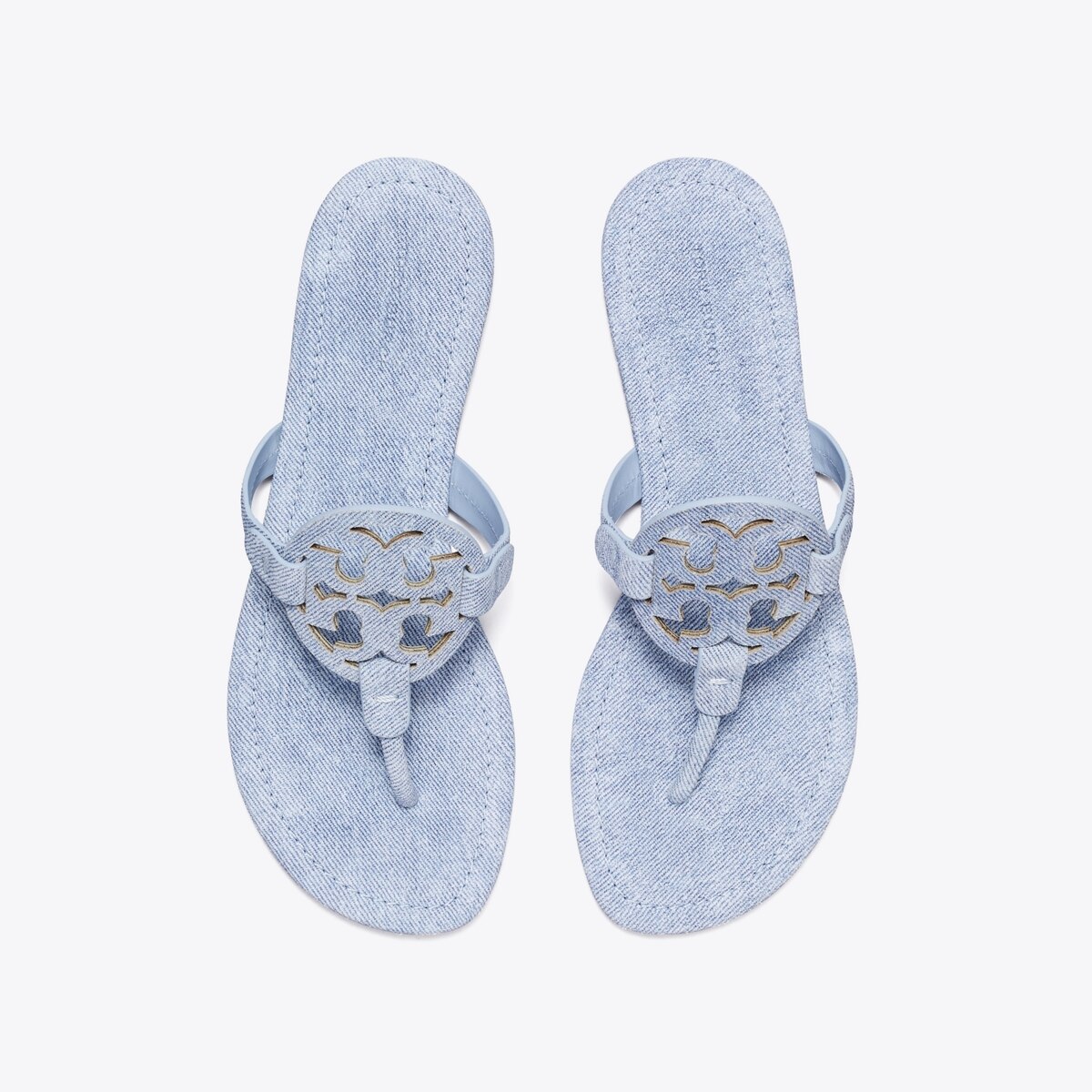サンダル・ミュール Tory Burch PRINTED SUEDE MILLER THONG SANDALS miller-printed-suede-sandal-