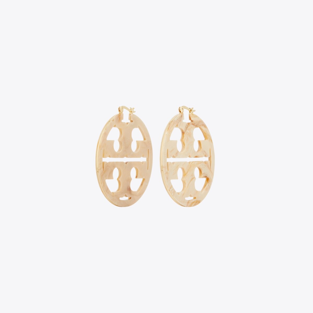 Miller Resin Hoop Earring: Women's Designer Earrings | Tory Burch