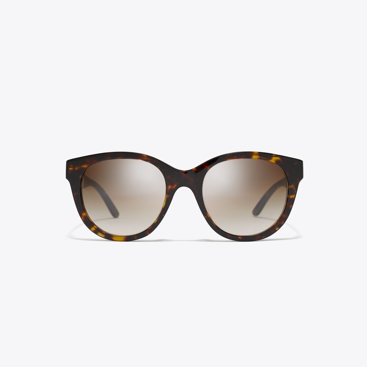 Tory Burch Tortoiseshell Round Sunglasses with Brown Lenses #38 miller-round-sunglasses-front.  main image 3