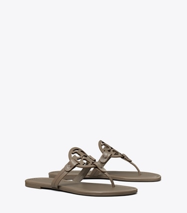 Tory Burch designer sandals Miller Sandal in DUSK SMOKE angle