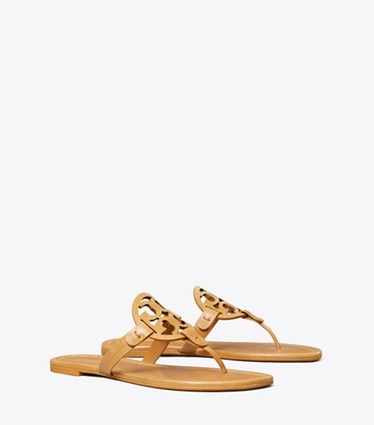 Tory Burch designer sandals Miller Sandal in WALNUT angle