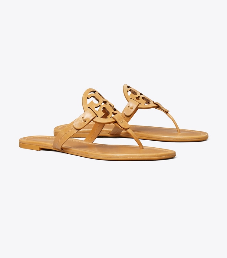 Tory Burch designer sandals Miller Sandal in WALNUT angle