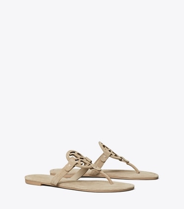 Tory Burch designer sandalen Miller Sandale aus Wildleder in AVOLA angle