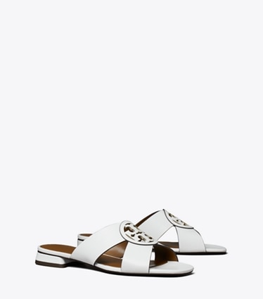 Tory Burch designer sandalen Miller Sandale mit überkreuzten Riemen in CLOUD angle