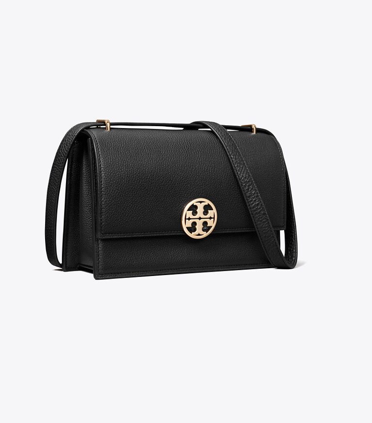 Tory Burch designer schultertaschen Miller Schultertasche in Black angle