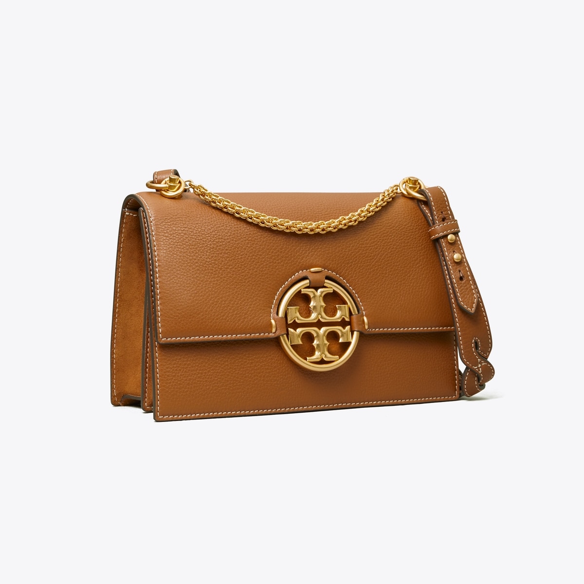 TORY BURCH MINI MILLER LEATHER BAG WITH LOGO Spring/Summer 23