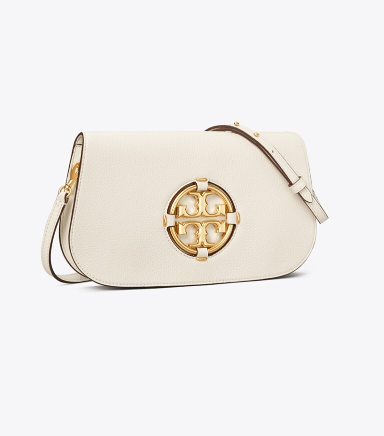 Tory Burch designer clutches Miller Small Convertible Shoulder Bag in NEW IVORY angle