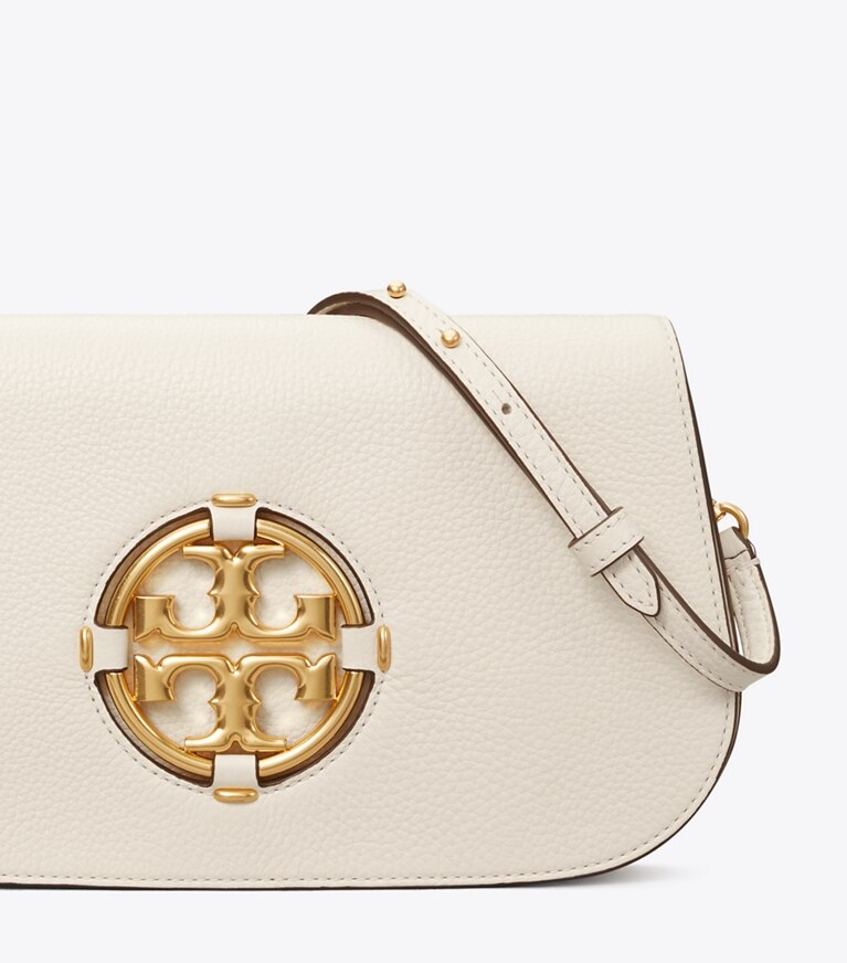Tory Burch designer clutches Miller Small Convertible Shoulder Bag in NEW IVORY angle