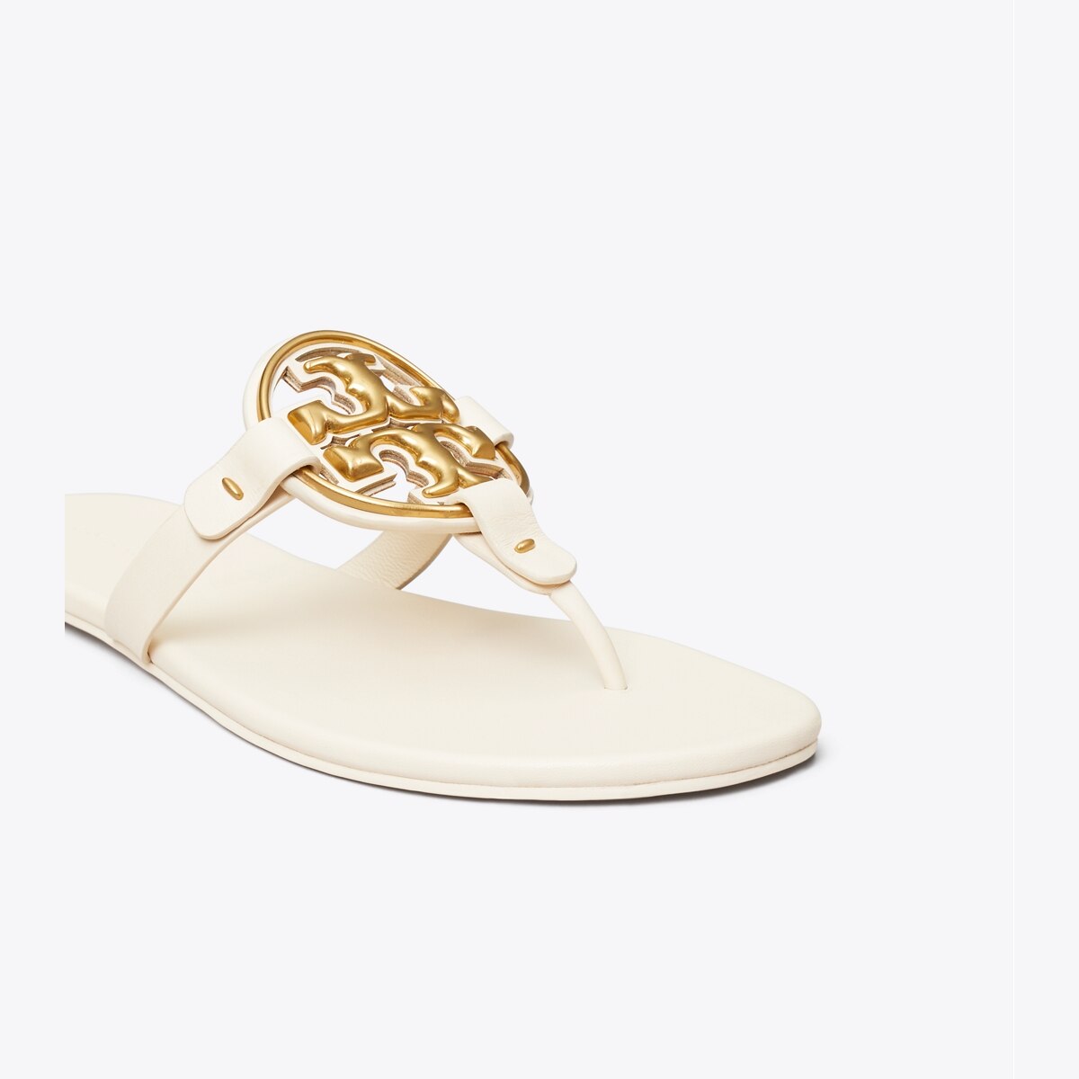 Miller Soft Metal Logo Sandal: Women's Designer Sandals Miller Soft Metal Logo Sandal: Women's Designer Sandals