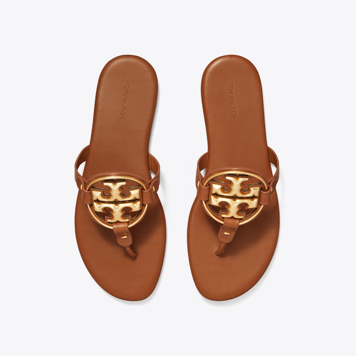 Tory Burch Metal sale Miller Soft Sandal Shoes New $248