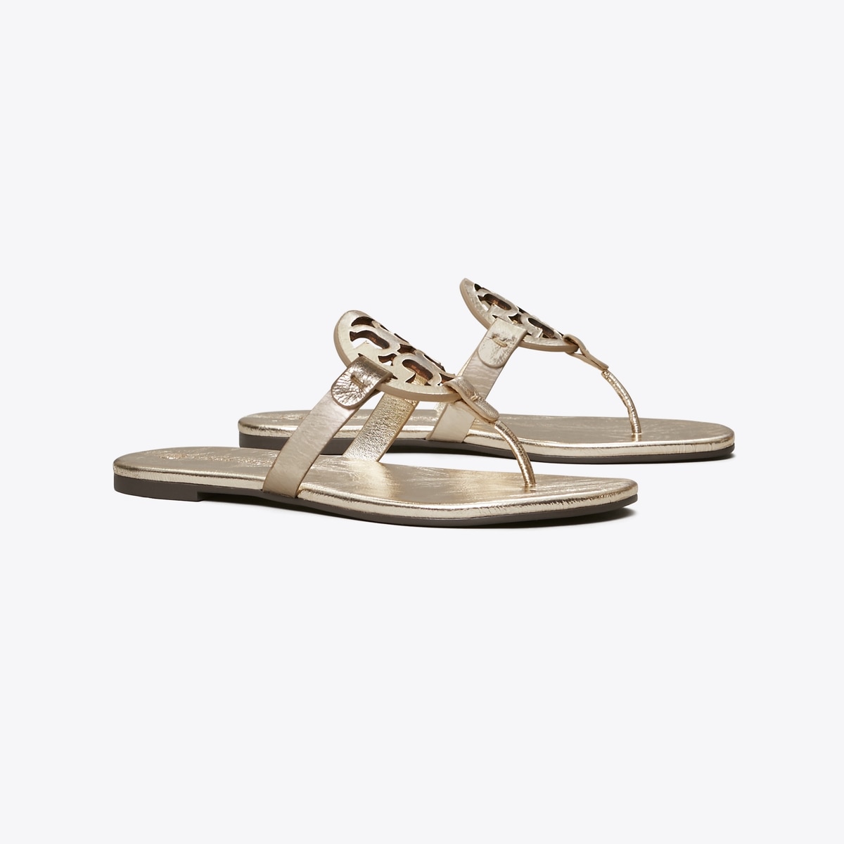 Total 39+ imagen tory burch spark gold sandals