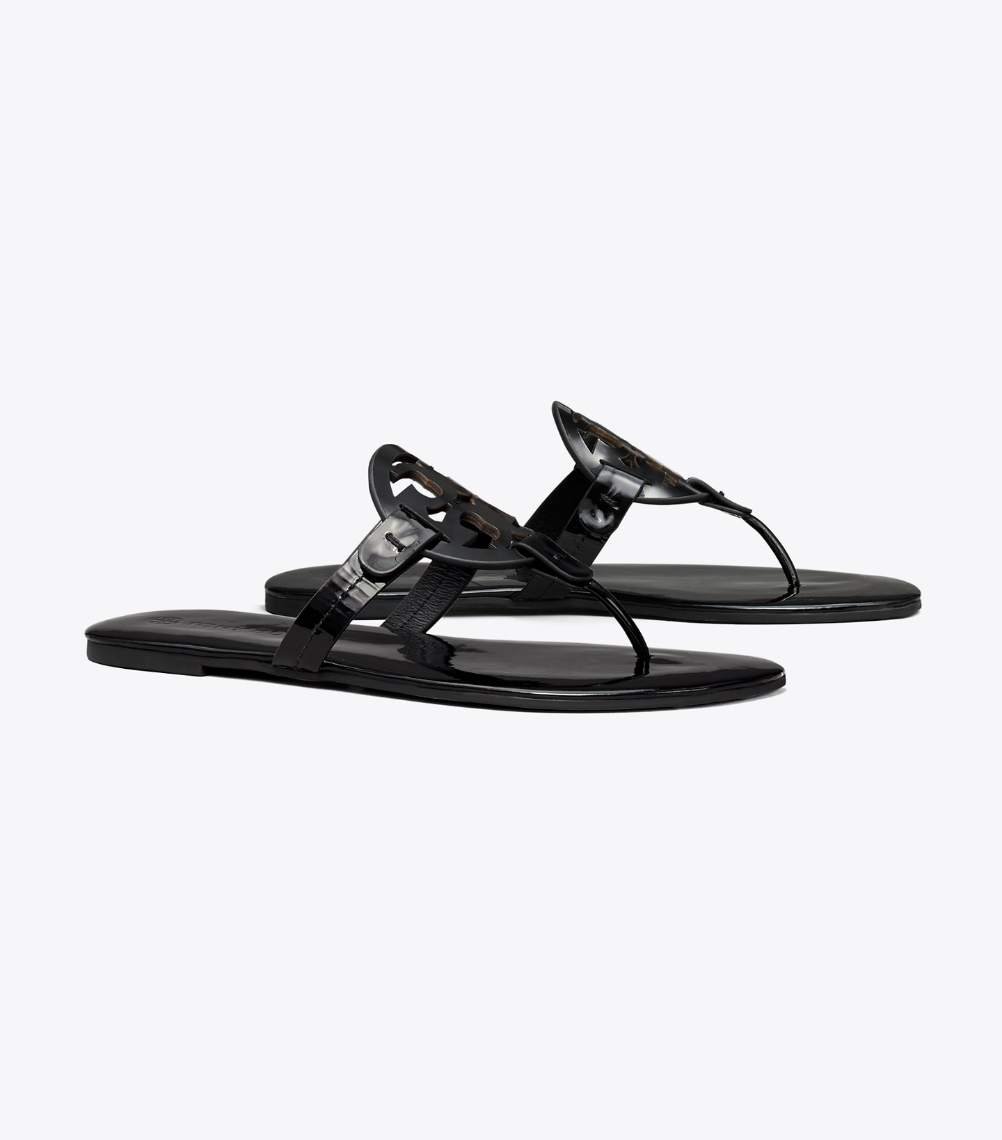 Miller Soft Patent Leather Sandal, Narrow