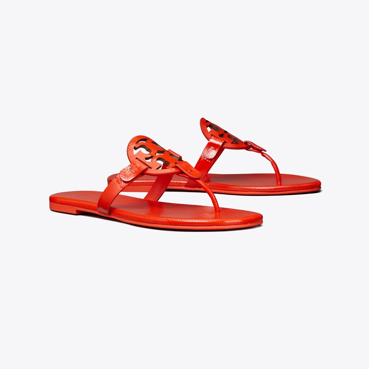 painted leather sandals