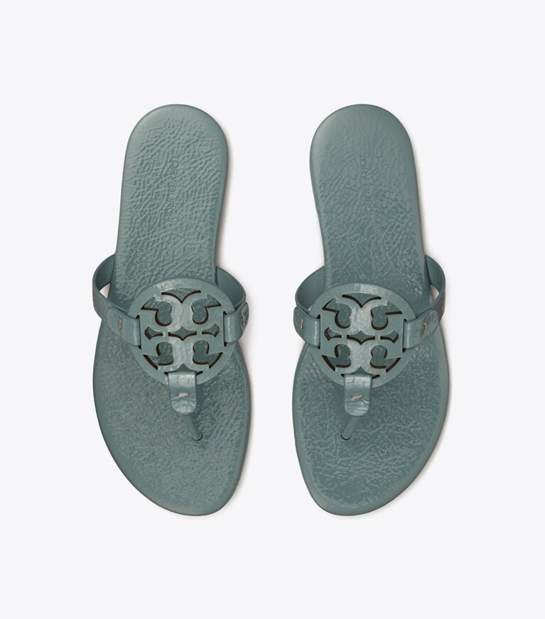 Grey tory store burch miller sandals