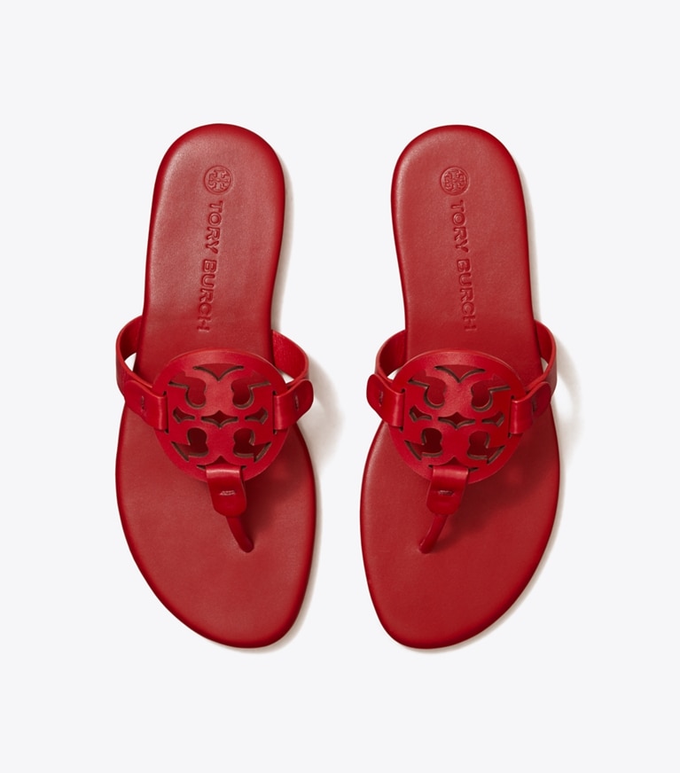 Tory burch shop red jelly slides