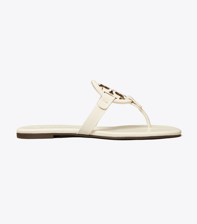 Tory Burch designer sandals Miller Soft Sandal, Narrow in NEW IVORY side