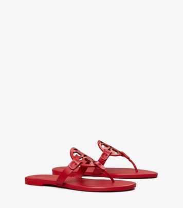 Tory burch miller patent best sale leather sandals