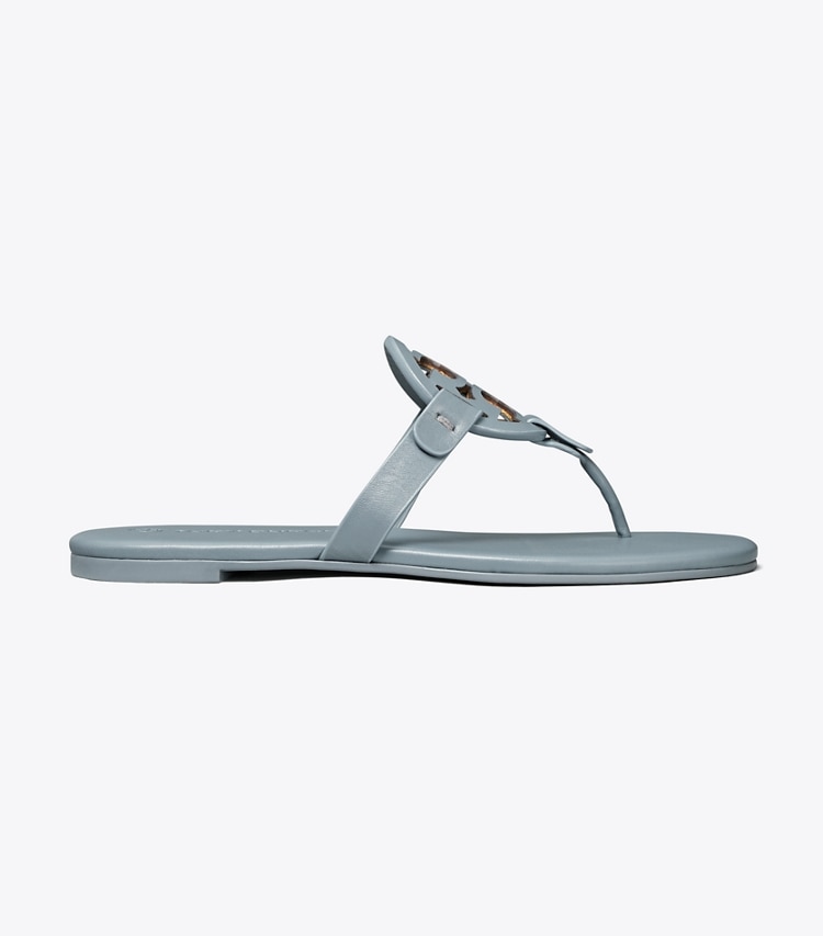 Tory Burch designer sandals Miller Soft Sandal in LIGHT BLUE side