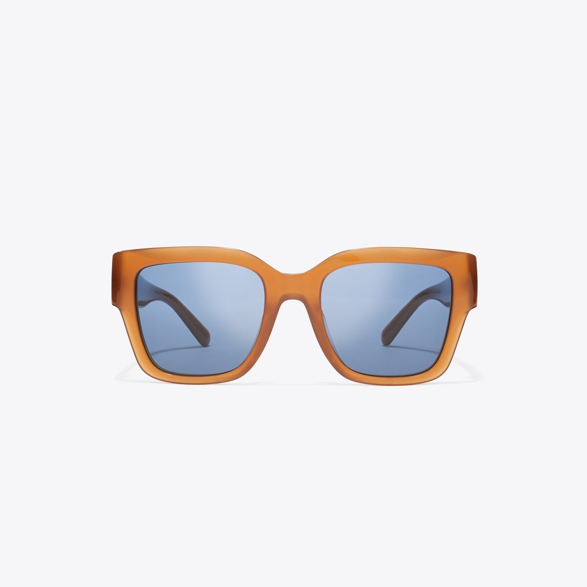 Tory Burch Stylish Blue Square Sunglasses w/ Orange Case Miller Square Sunglasses: Women main image 4