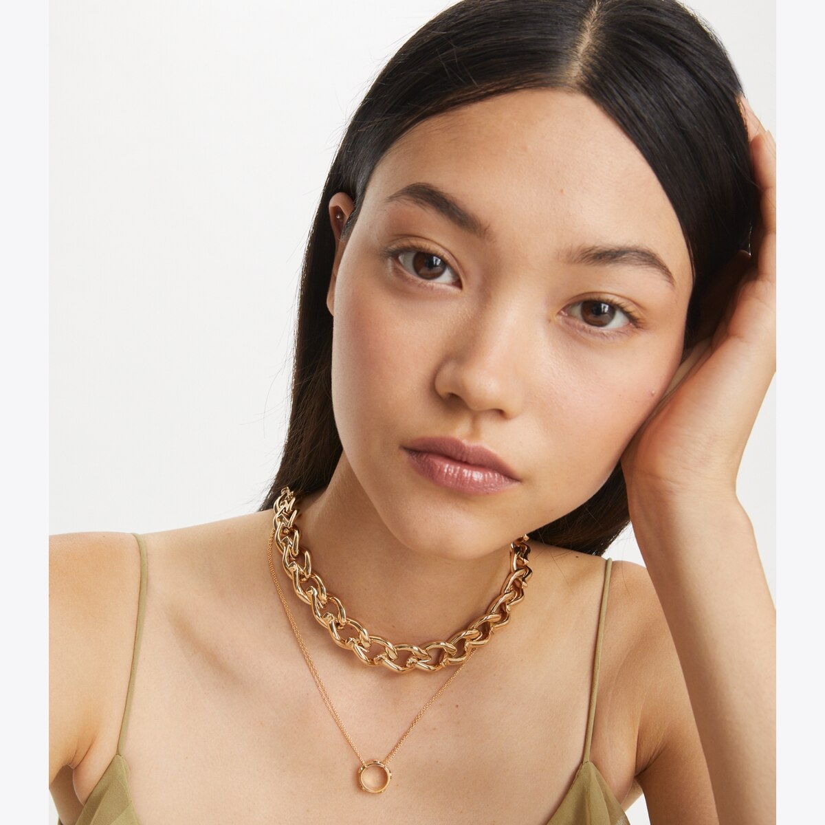 Miller Stud Circle Pendant: Women's Designer Necklaces