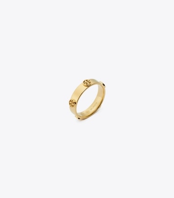 Ring Tory Burch Gold size 49 MM in Gold plated - 33480902
