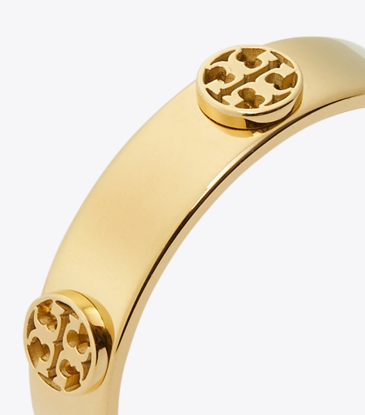 Tory Burch designer リング ミラー スタッズ リング in Tory Gold ディテール
