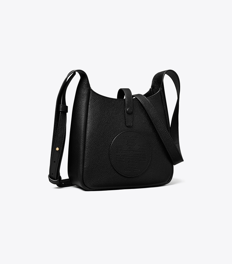 Tory Burch designer crossbody bags Miller Swing in BLACK angle