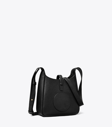 Tory Burch designer crossbody bags Miller Swing Crossbody Bag in BLACK angle