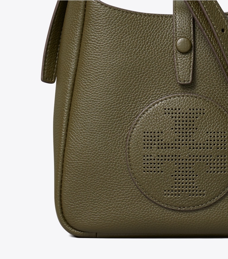 Tory Burch designer crossbody bags Miller Swing Crossbody Bag in Leccio detail