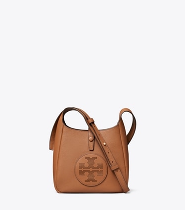 Tory Burch designer crossbody bags Miller Swing Crossbody Bag in Aged Tan front