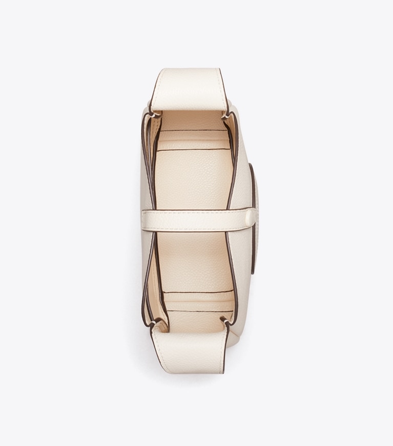 Tory Burch designer crossbody bags Miller Swing Crossbody Bag in Light Cream overhead