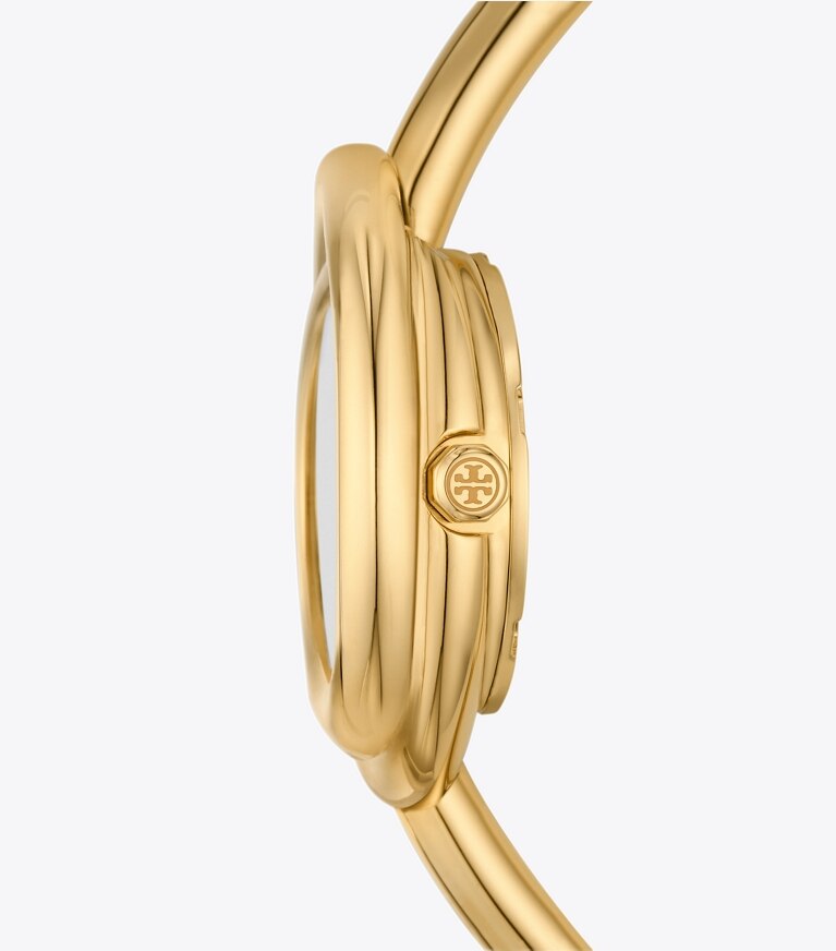 Tory Burch Miller Gold-Tone Stainless Steel Bracelet