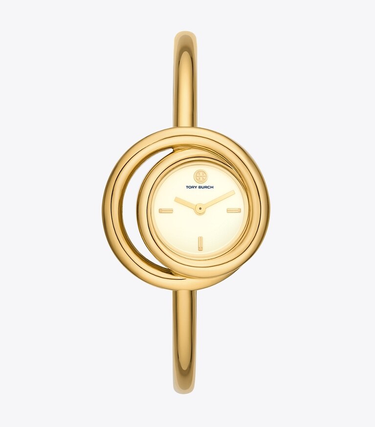 TORYBURCH✨トリー バーチ✨レディース時計✨THE MILLER✨ Tory Burch The Miller Womens Watch, White Logo Dial, Two