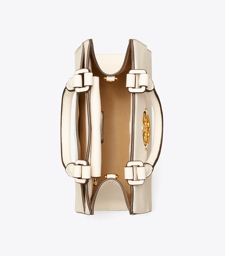 Tory Burch designer satchels Miller Top-Handle Satchel in NEW IVORY angle