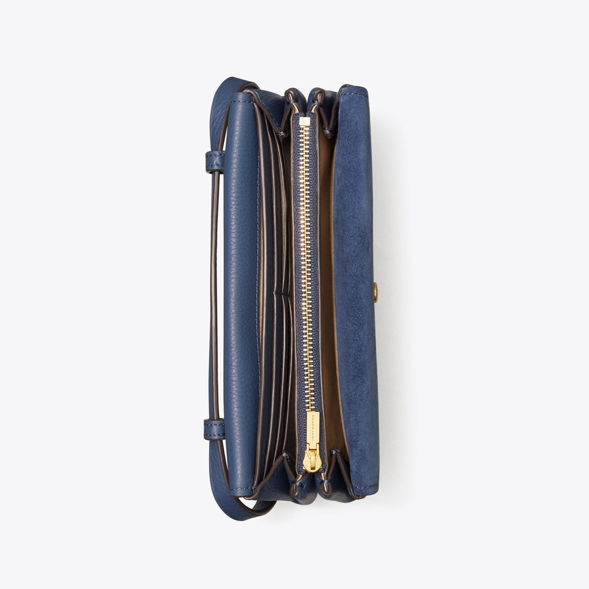 Miller Wallet Crossbody in blue, size OS