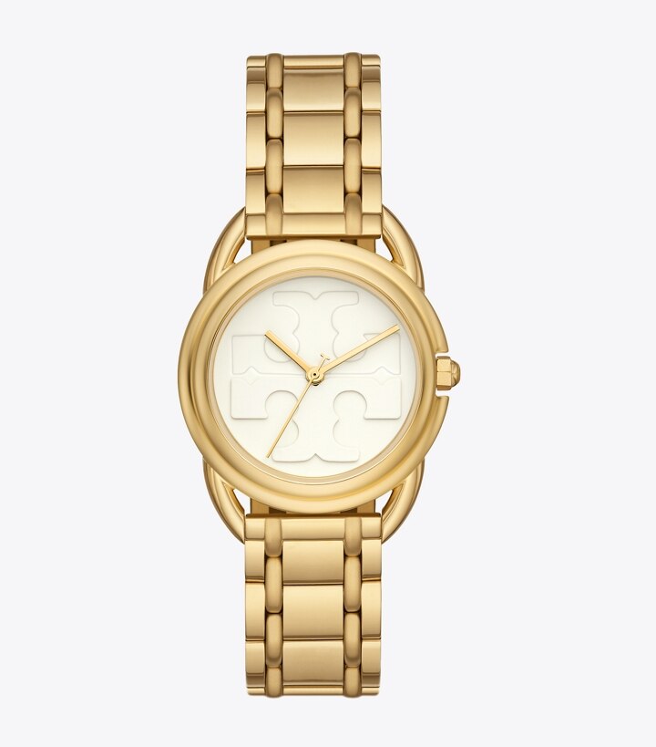 Miller Watch, Gold-Tone Stainless Steel: Women's Designer Strap Watches | Tory  Burch