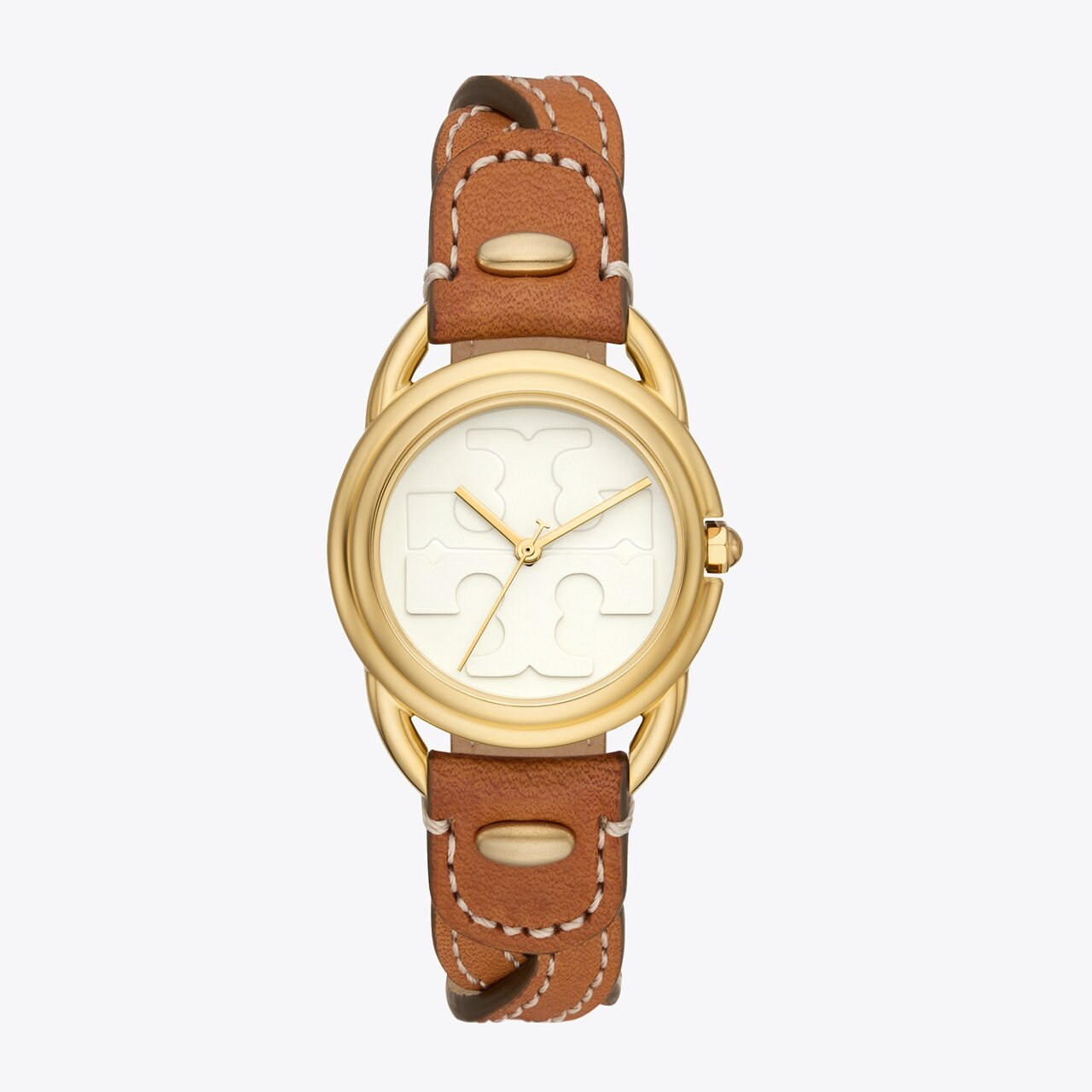 Miller Watch, Leather/Gold-Tone Stainless Steel: Women's Designer 