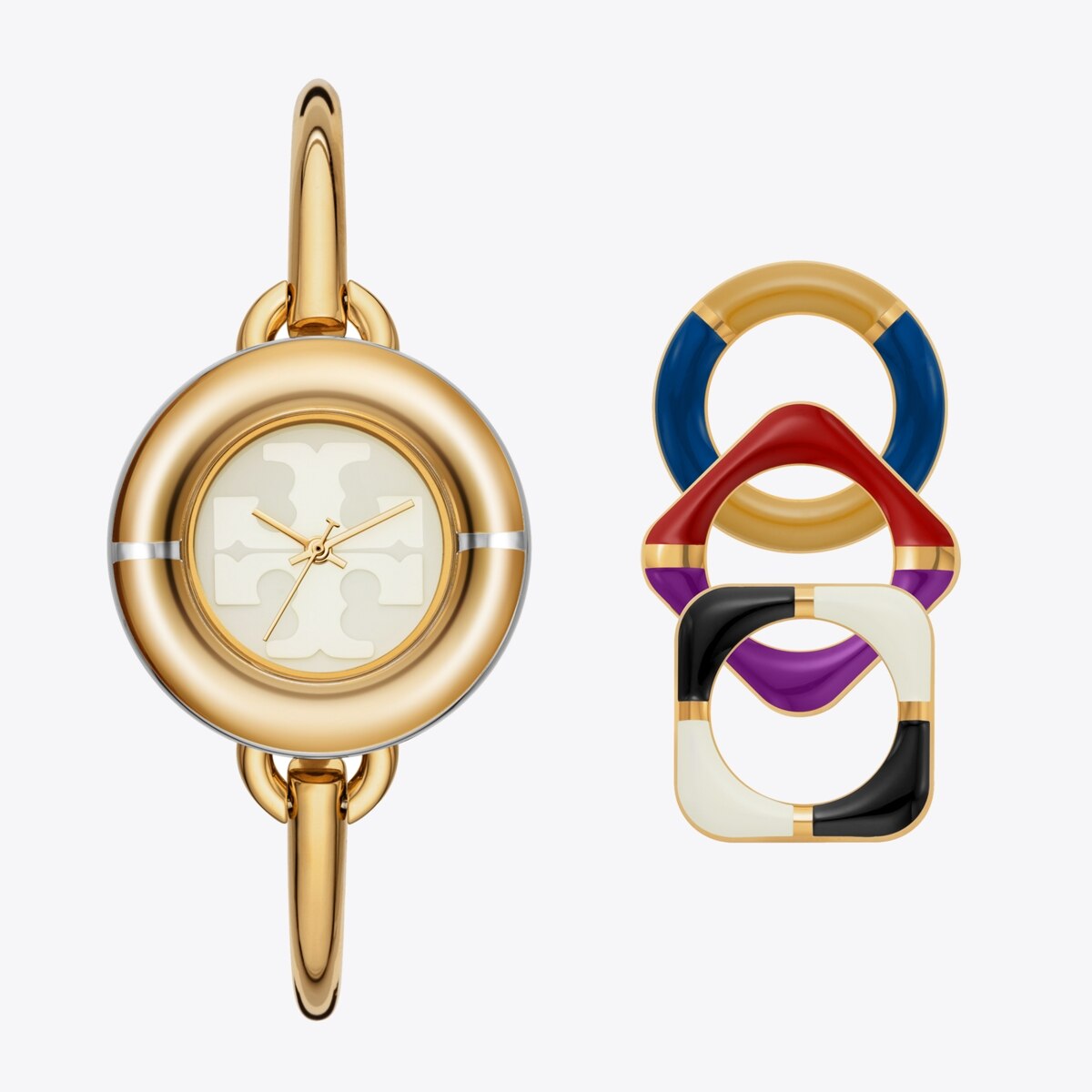Miller Watch Gift Set, Multi-Color/Gold-Tone Stainless Steel, 34 x 34MM:  Women's Designer Strap Watches | Tory Burch