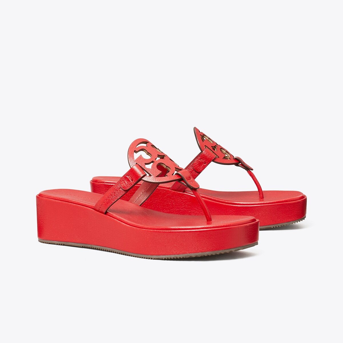 Hot Tory Burch miller red sandals size 8 like new