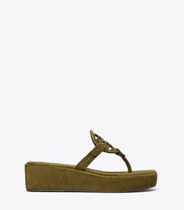 新品同　TORY BURCH ウエッジソールパンプス カーキ　 24㎝ 楽天市場】トリーバーチ ウェッジソール（パンプス｜レディース